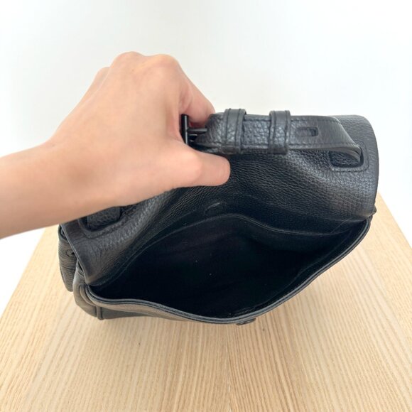 Kara leather flap crossbody - Picture 4 of 6